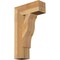 Ekena Millwork Funston Block Rough Sawn Bracket, Western Red Cedar, 6"W x 18"D x 30"H BKT06X18X30FST05RWR - alternate 1
